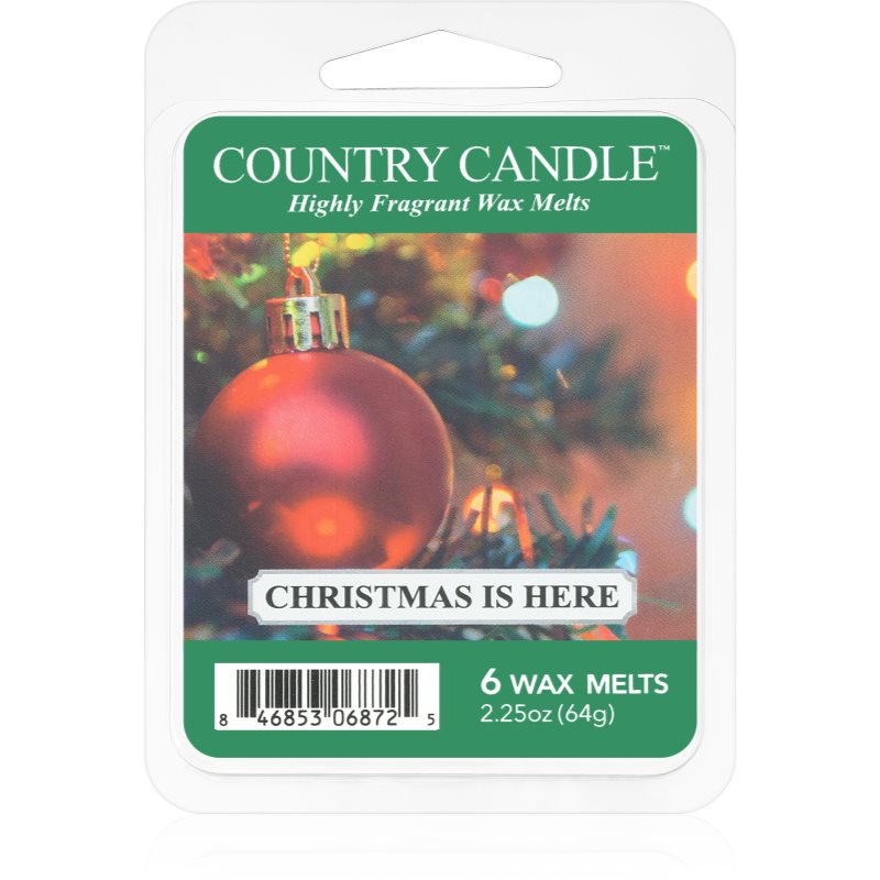 Country Candle Christmas Is Here ceară pentru aromatizator 64 g