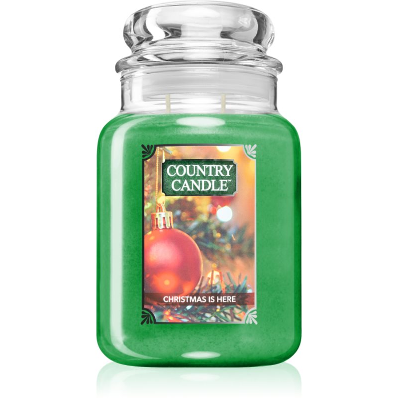 Country Candle Christmas Is Here lumânare parfumată 680 g