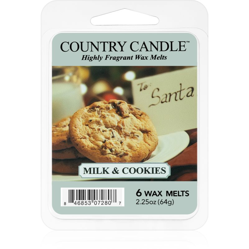 Country Candle Milk & Cookies ceară pentru aromatizator 64 g