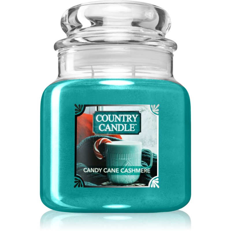 Country Candle Candy Cane Cashmere lumânare parfumată 453 g