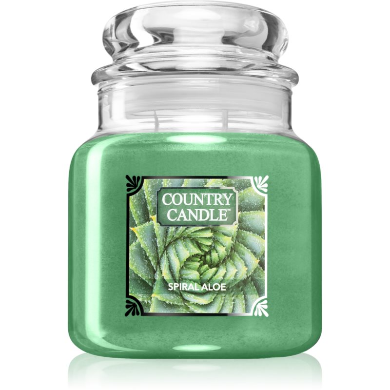 Country Candle Spiral Aloe lumânare parfumată