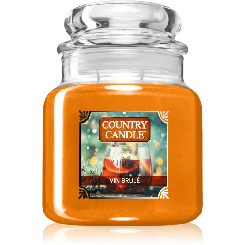 Country Candle Vin Brulé lumânare parfumată 453 g