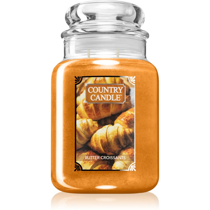 Country Candle Butter Croissants lumânare parfumată 680 g