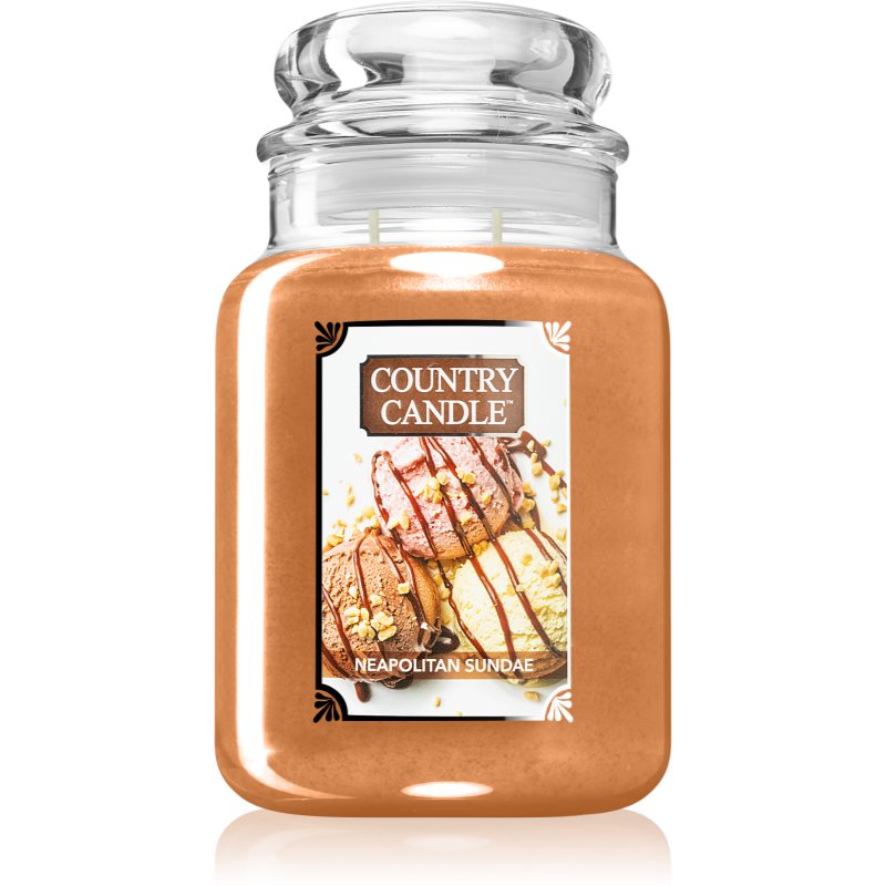 Country Candle Neapolitan Sundae lumânare parfumată 680 g