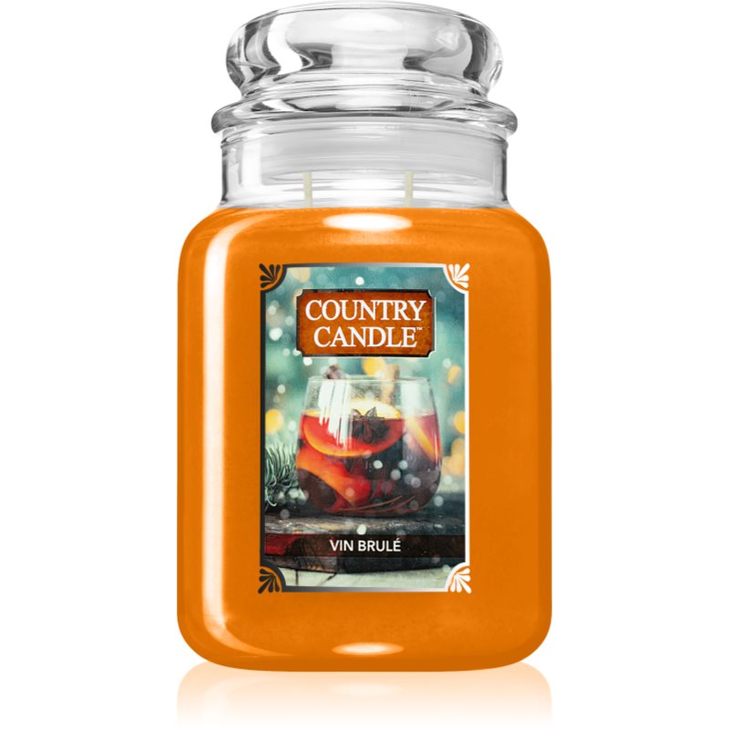 Country Candle Vin Brulé lumânare parfumată 680 g