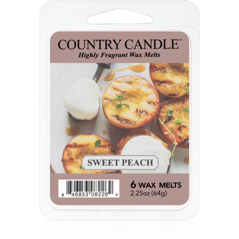 Country Candle Sweet Peach ceară pentru aromatizator 64 g