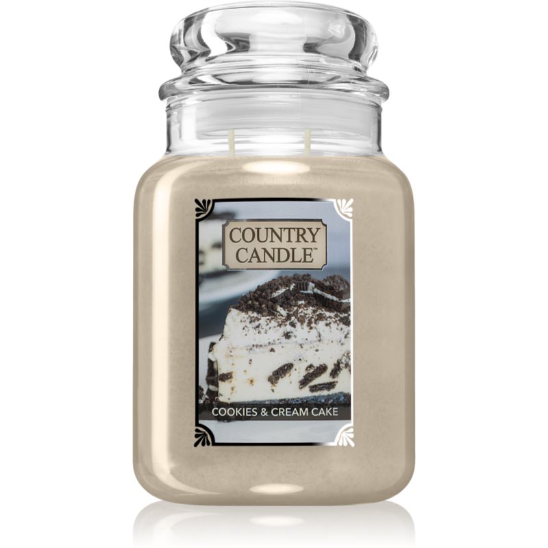 Country Candle Cookies & Cream Cake lumânare parfumată 680 g