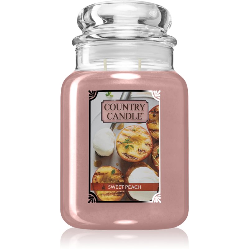 Country Candle Sweet Peach lumânare parfumată 680 g