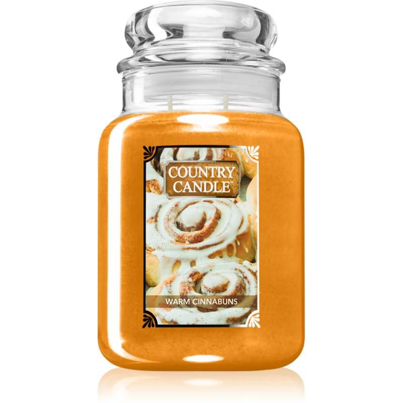 Country Candle Warm Cinnabuns lumânare parfumată 737 g