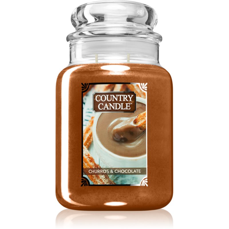 Country Candle Churros & Chocolate lumânare parfumată 737 g