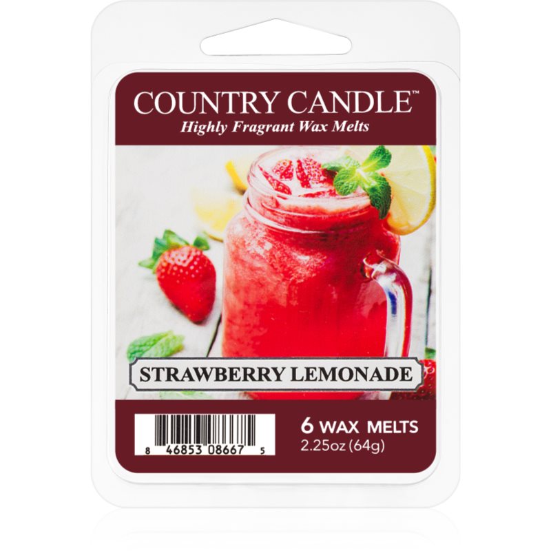 Country Candle Strawberry Lemonade ceară pentru aromatizator 64 g