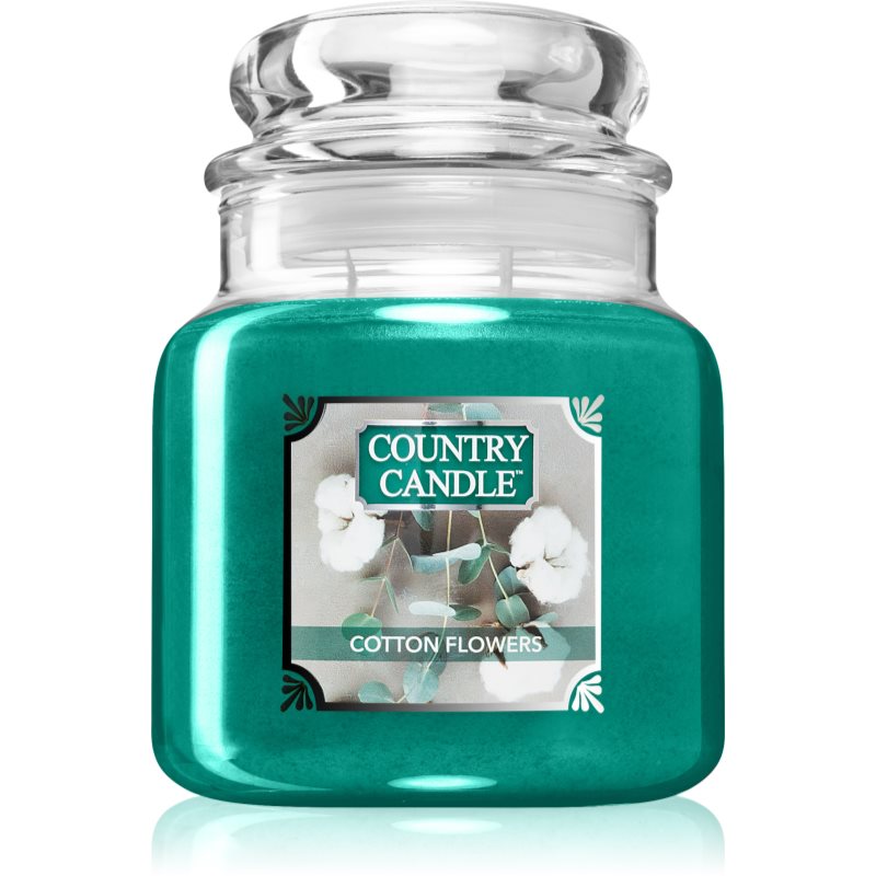 Country Candle Cotton Flowers lumânare parfumată 510 g