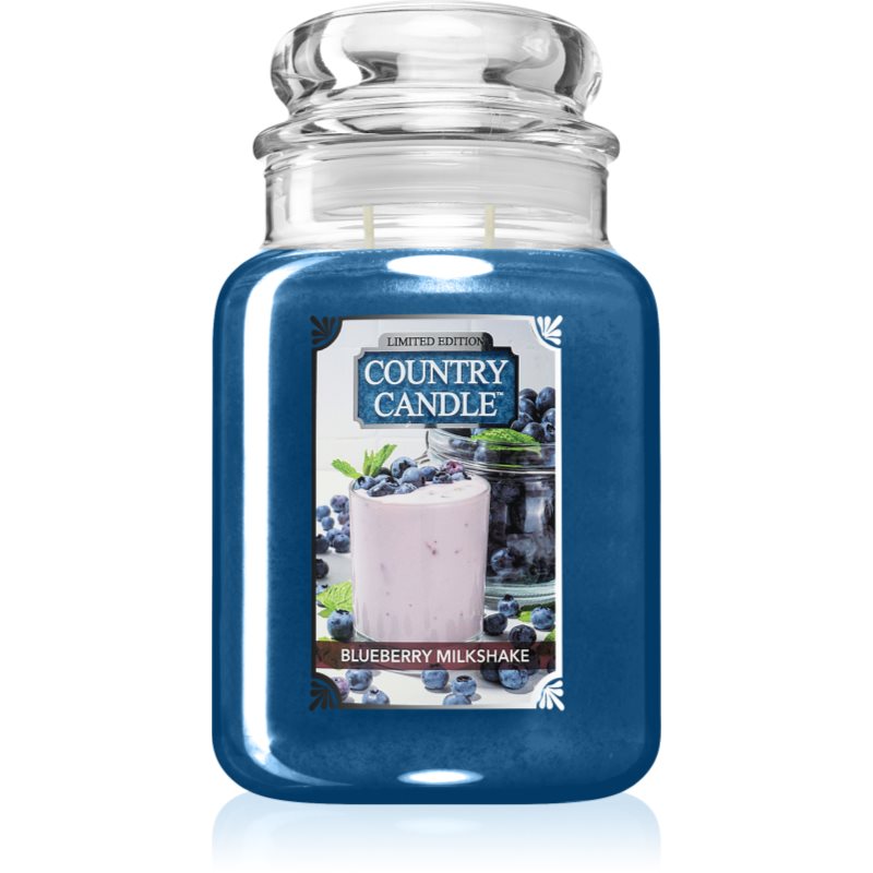 Country Candle Blueberry Milkshake lumânare parfumată 737 g