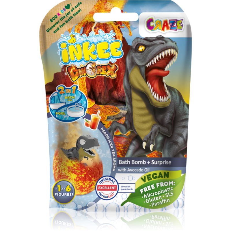 Craze INKEE Dino bombă de baie pentru copii cu surpriză 1 buc