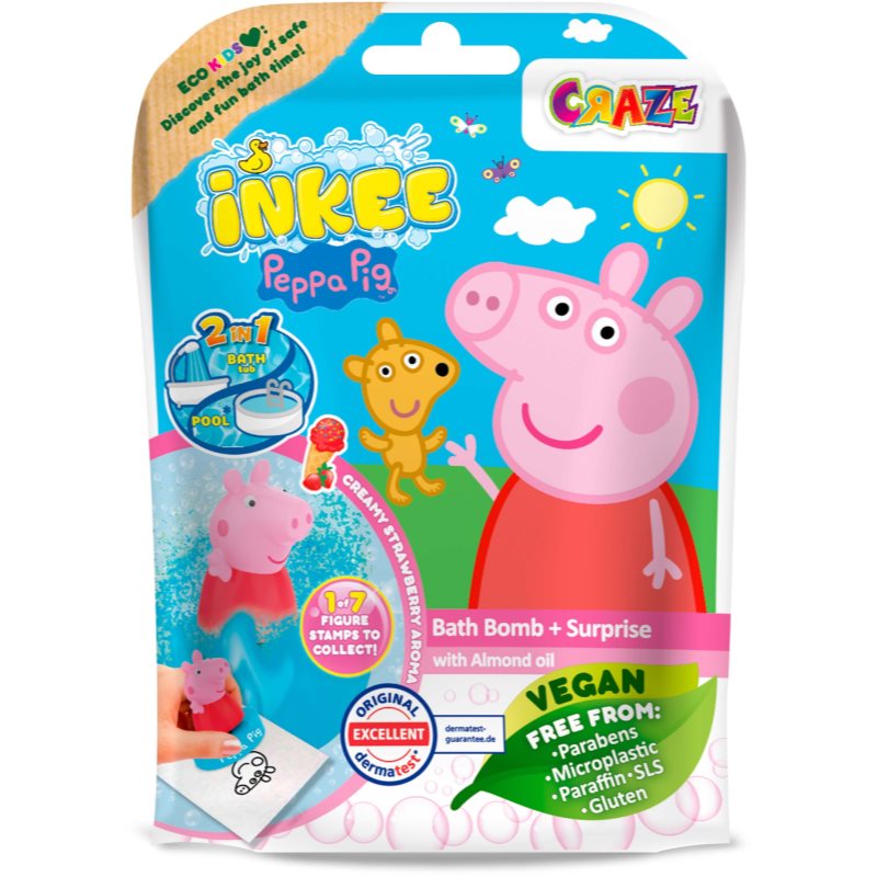 Craze INKEE Peppa Pig bombă de baie 1 buc