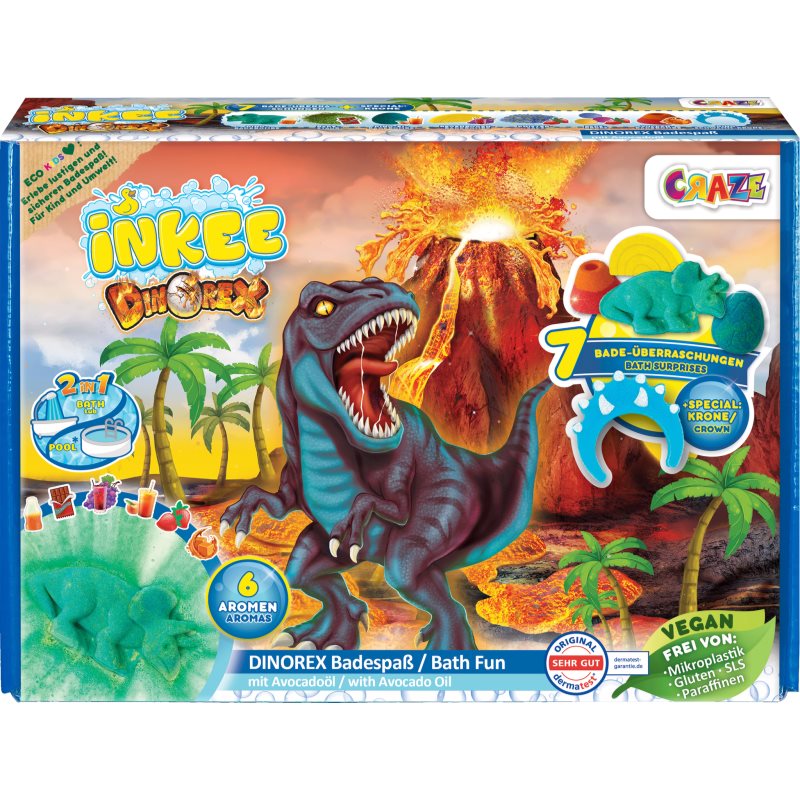 Craze INKEE Dino set (pentru baie) pentru copii