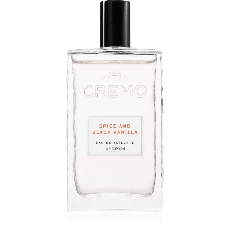 Cremo Spice & Black Vanilla Spray Cologne eau de cologne pentru bărbați 100 ml