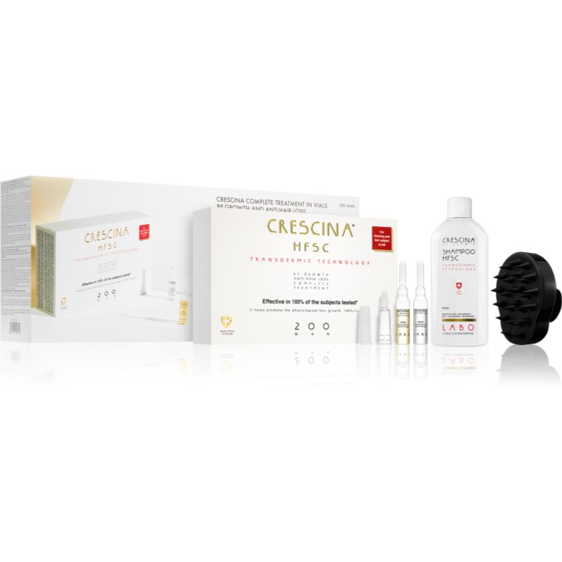 Crescina Transdermic 200 Re-Growth and Anti-Hair Loss set cadou stimuleaza cresterea parului pentru bărbați