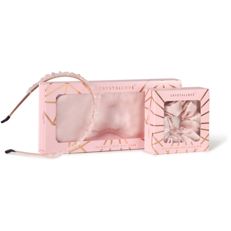 Crystallove Rose Silk Set set pentru păr