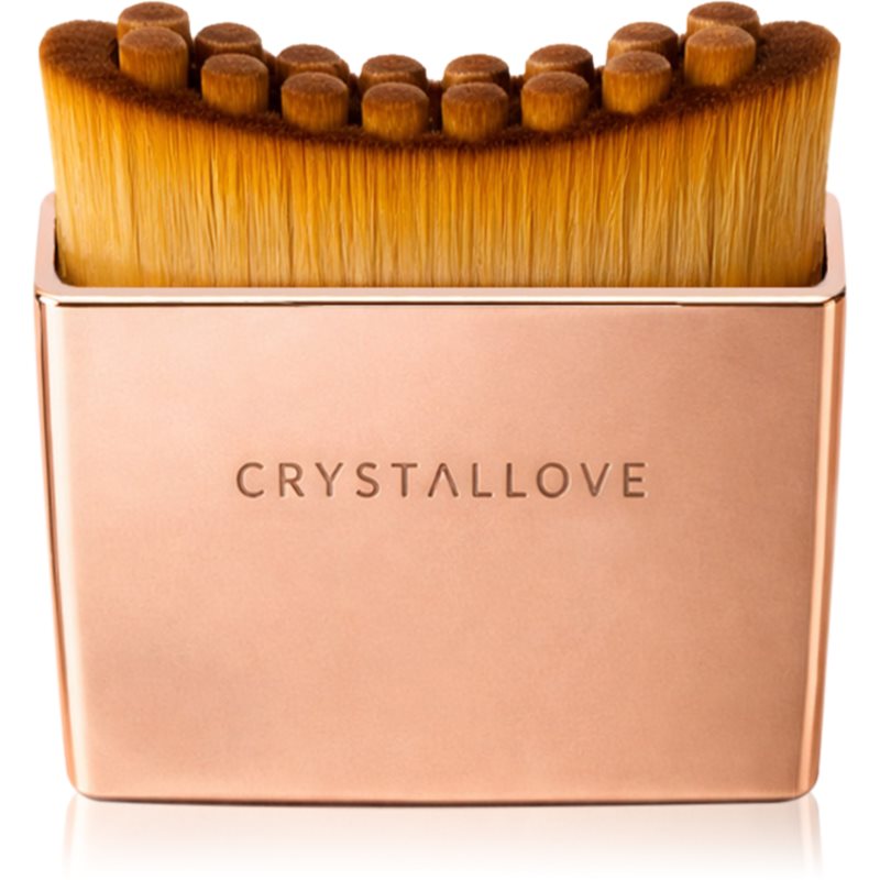 Crystallove Contour Face Brush accesoriu de masaj pentru fata, gat si piept 1 buc