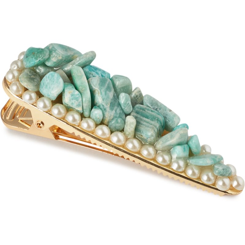 Crystallove Amazonite Hair Clip agrafă de păr 1 buc