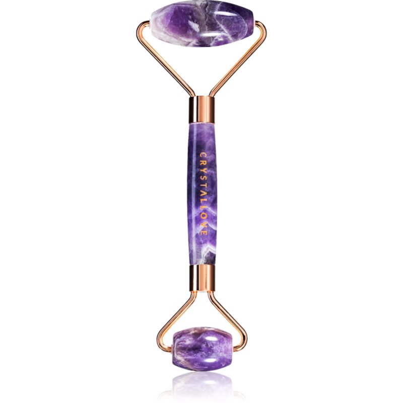 Crystallove Amethyst Roller rolă pentru masaj faciale 1 buc Crystallove Amethyst Roller rolă pentru masaj faciale 1 buc