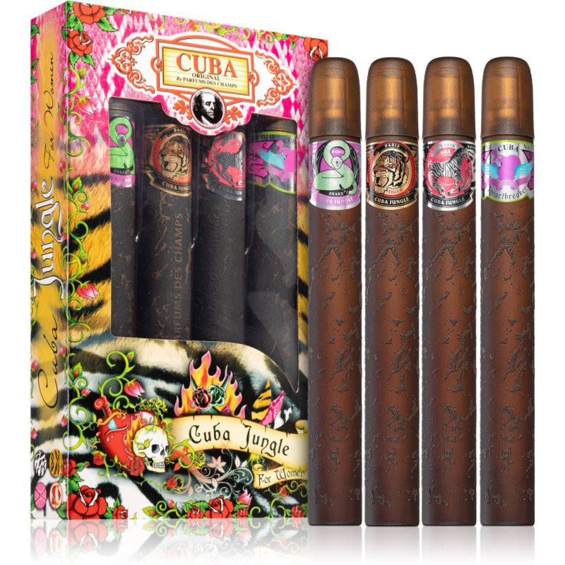 Cuba Jungle set cadou pentru femei 4x35 ml