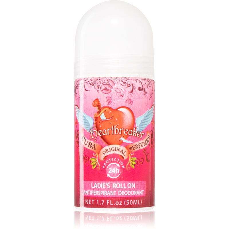 Cuba Heartbreaker Deodorant roll-on pentru femei 50 ml