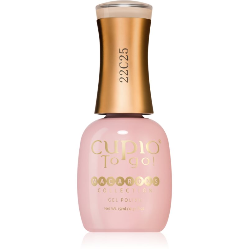 Cupio To Go! Macarons unghii cu gel folosind UV / lampă cu LED culoare Cappuccino 15 ml