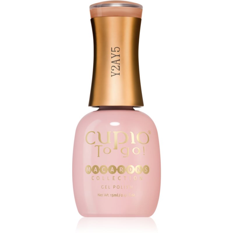 Cupio To Go! Macarons unghii cu gel folosind UV / lampă cu LED culoare Caramel Sale 15 ml