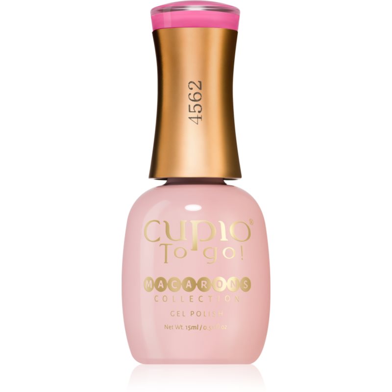 Cupio To Go! Macarons unghii cu gel folosind UV / lampă cu LED culoare Raspberry Vanilla 15 ml