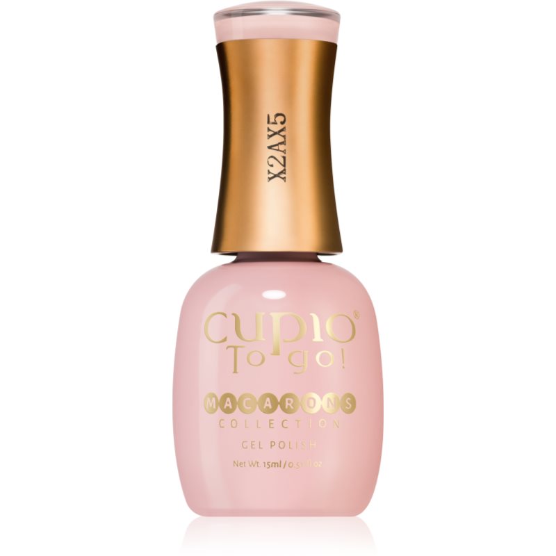 Cupio To Go! Macarons unghii cu gel folosind UV / lampă cu LED culoare Peach 15 ml