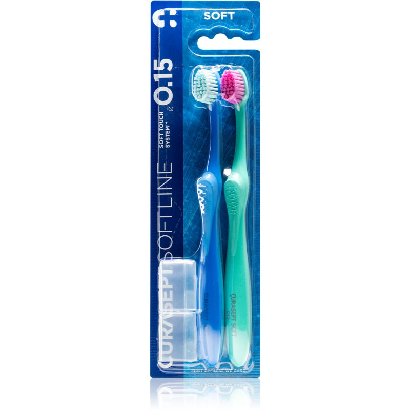 Curasept Softline 0.15 Soft 2pack perie de dinti 2 buc