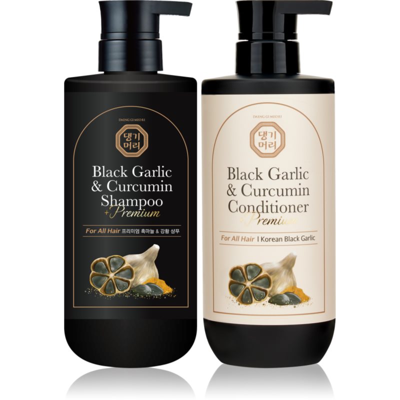 DAENG GI MEO RI Black Garlic & Curcumin Hair Care set