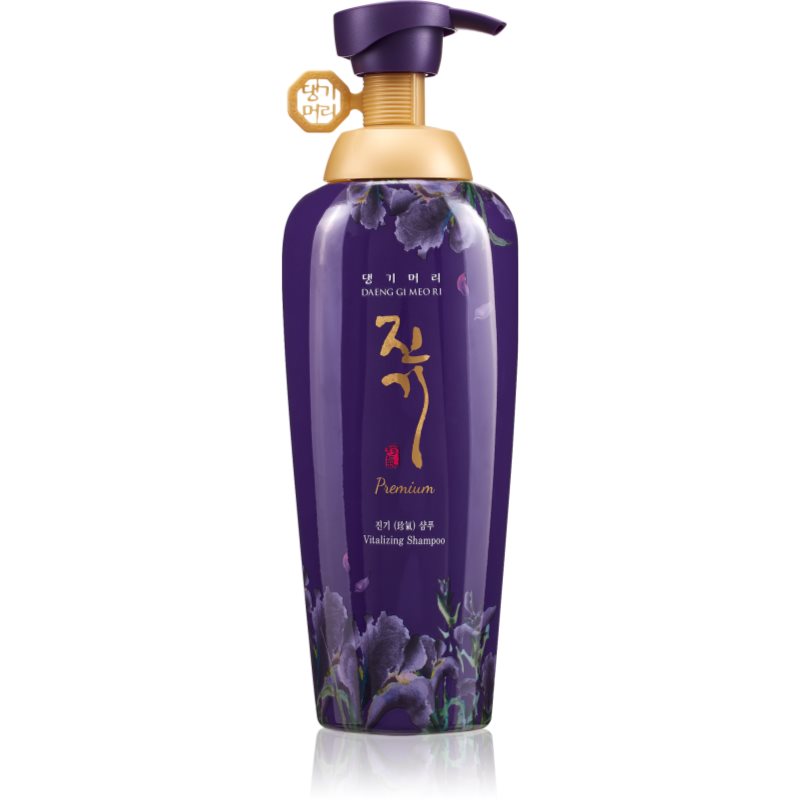 DAENG GI MEO RI Jin Gi Premium Vitalizing Shampoo sampon reparator pentru par fragil foarte deteriorat pentru stimularea creșterii părului 500 ml