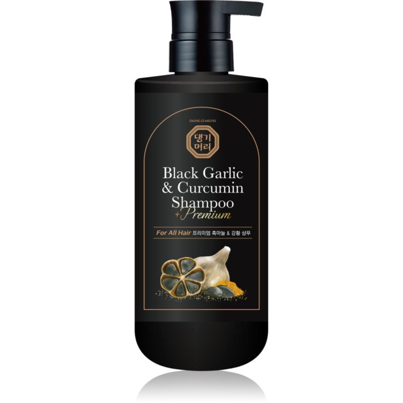 DAENG GI MEO RI Black Garlic & Curcumin Shampoo Sampon de restaurare in profunzime pentru întărirea și creșterea părului 500 ml