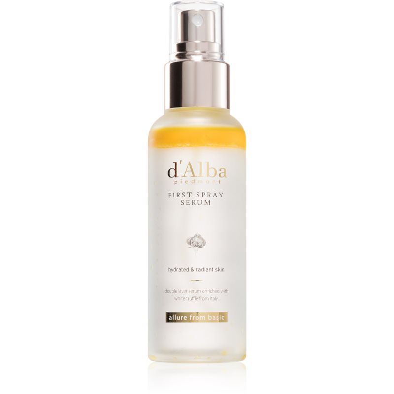 d'Alba White Truffle First Spray Serum ser facial cu efect iluminator Spray 100 ml