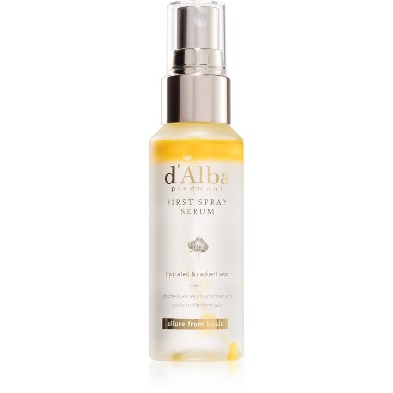 d'Alba White Truffle First Spray Serum ser facial cu efect iluminator Spray 50 ml