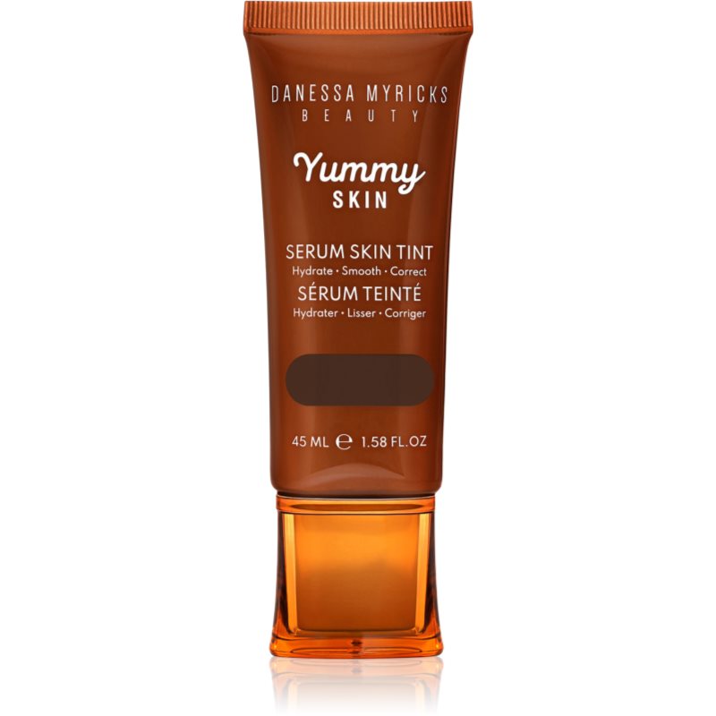 Danessa Myricks Beauty Yummy Skin Serum Skin Tint fond de ten hidratant si catifelant culoare 16 - Deep with Neutral Undertones 45 ml