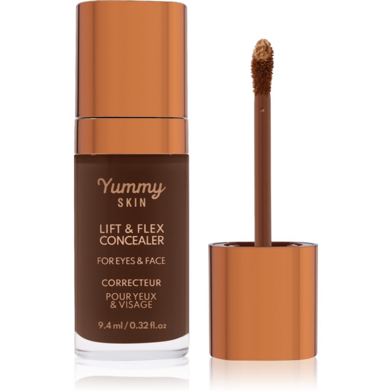 Danessa Myricks Beauty Yummy Skin Lift &amp; Flex Concealer corector lichid cu efect matifiant culoare 20 - Deep with Neutral Undertones 8.4 ml