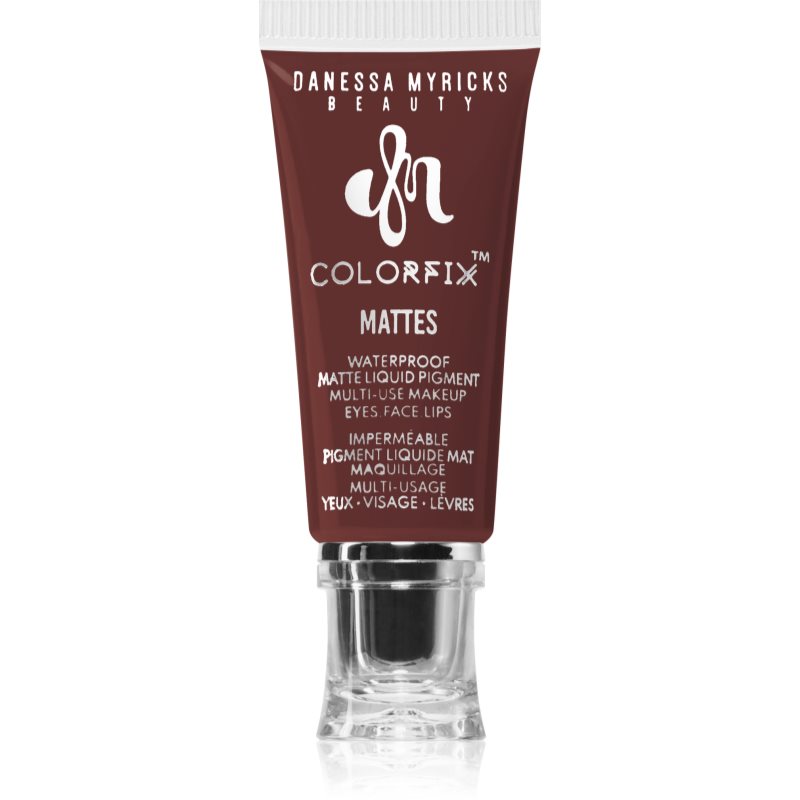 Danessa Myricks Beauty Colorfix Mattes machiaj multifuncțional pentru ochi, buze și față culoare Chocolate 10 ml