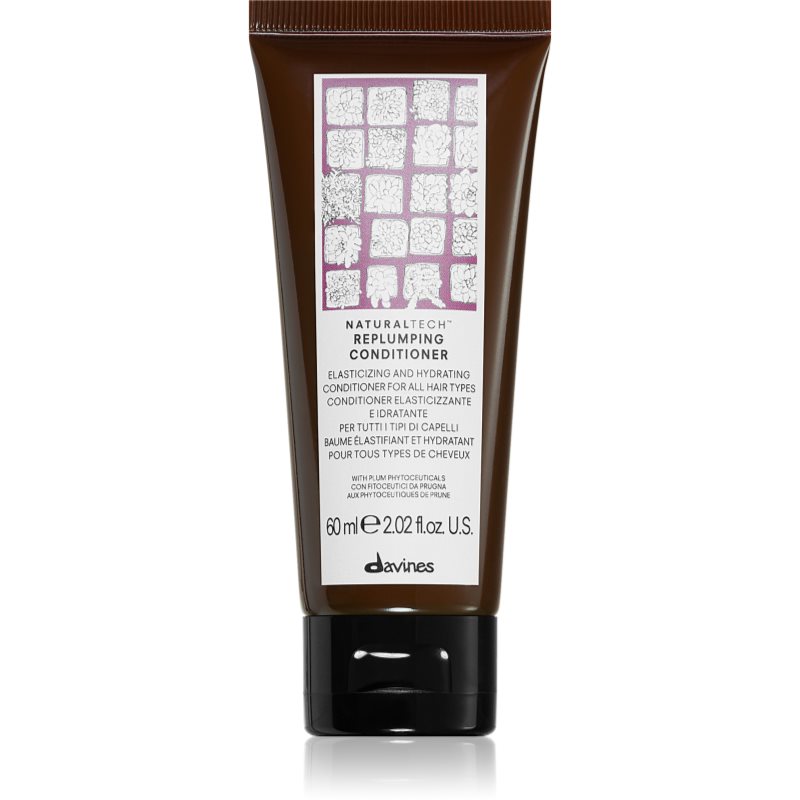 Davines Naturaltech Replumping Conditioner balsam hidratant pentru par usor de pieptanat 60 ml