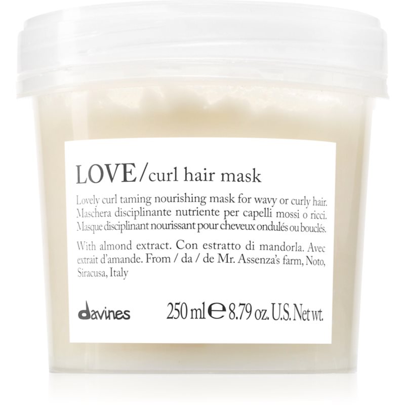 Davines Love Curl Hair Mask Masca intens hrănitoare pentru păr creț 250 ml