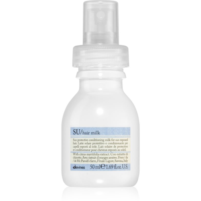 Davines SU Hair Milk lapte pentru par ce nu necesita clatire pentru toate tipurile de păr 50 ml