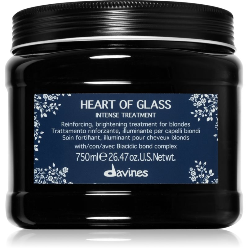 Davines Heart of Glass Intense Treatment tratament intensiv pentru par blond 750 ml