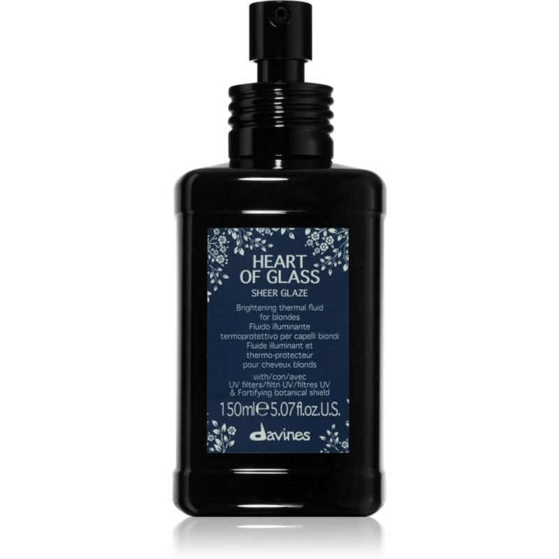 Davines Heart of Glass Sheer Glaze stralucirea pielii pentru par blond 150 ml