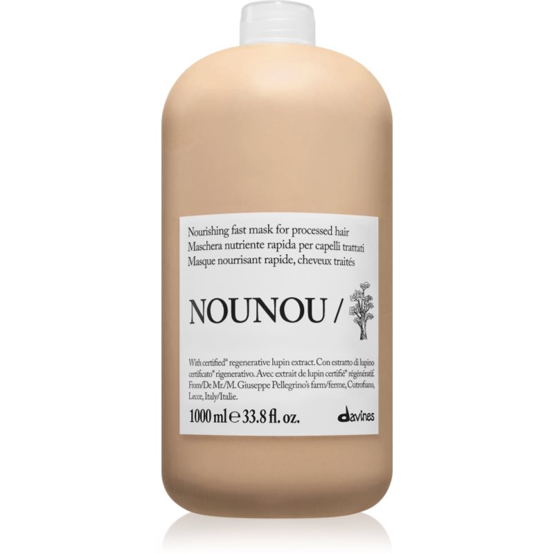 Davines NouNou Nourishing Mask masca hranitoare pentru par fragil 1000 ml