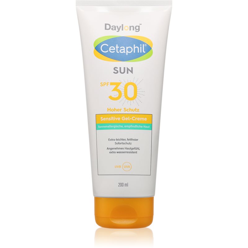 Daylong Cetaphil SUN Sensitive Gel-Creme gel cremă de protecție pentru piele sensibila SPF 30 200 ml