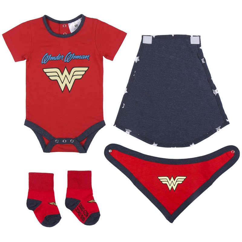 DC Comics Wonder Woman set cadou pentru bebeluși 6-12m