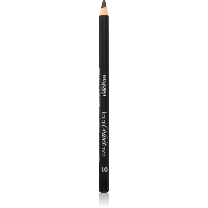 Deborah Milano Kajal Velvet Mat creion kohl pentru ochi culoare 01 Nero 1.3 g